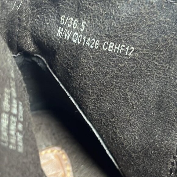 Korks by Kork Ease Brown Leather Zip Wedge Heel Ankle Boots Women's 6M - Picture 8 of 16